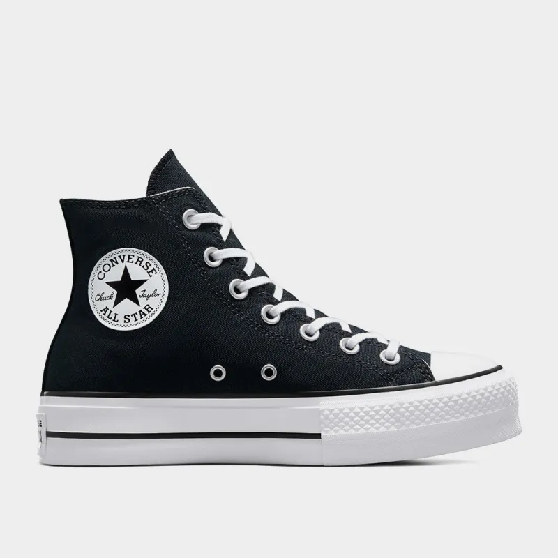 Converse Womens All Star Platform High Top Sneakers Black sold by Tekkie Town