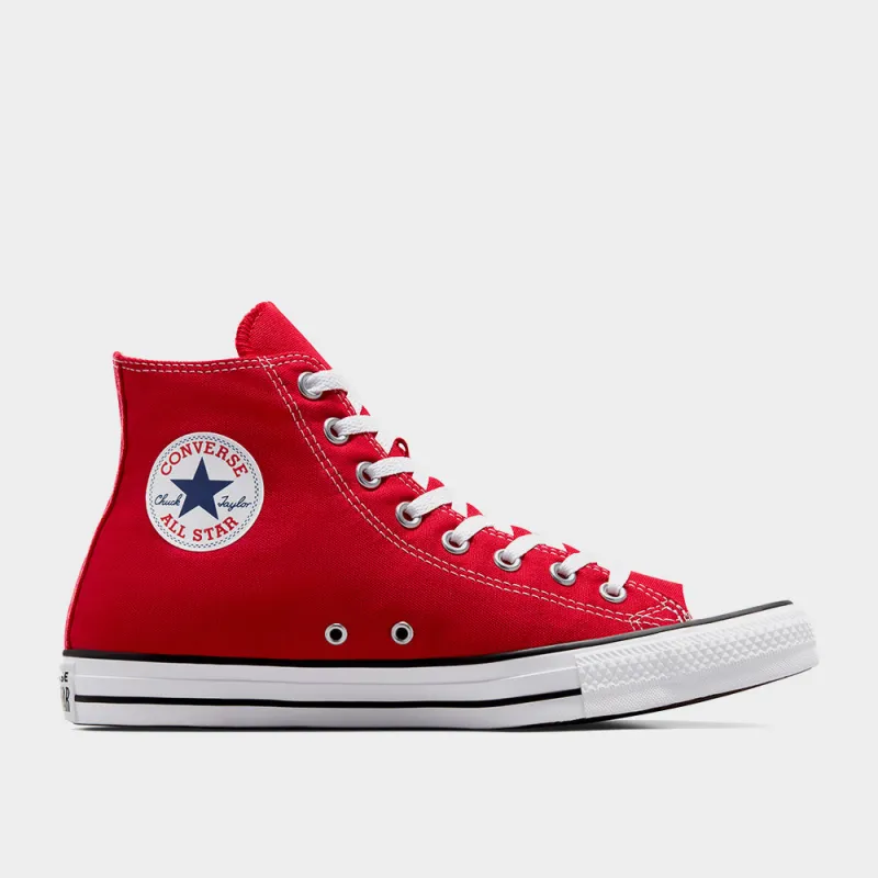 Converse Mens All Star Seasonal High Top Sneakers Red sold by Tekkie Town