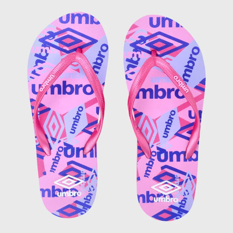 Umbro Youth Multi Thong Sandals Pink sold by Tekkie Town