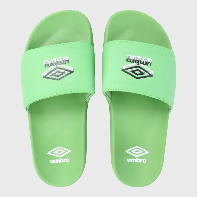Umbro Womens Squeeze Me Comfort Slides Green sold by Tekkie Town