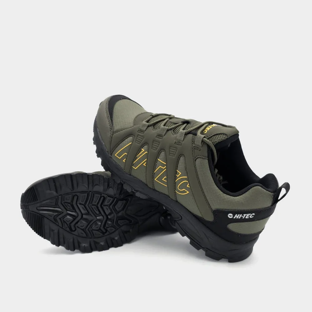 Hi-Tec Mens Warrior Outdoor Shoes Olive sold by Tekkie Town product image thumbnail 4