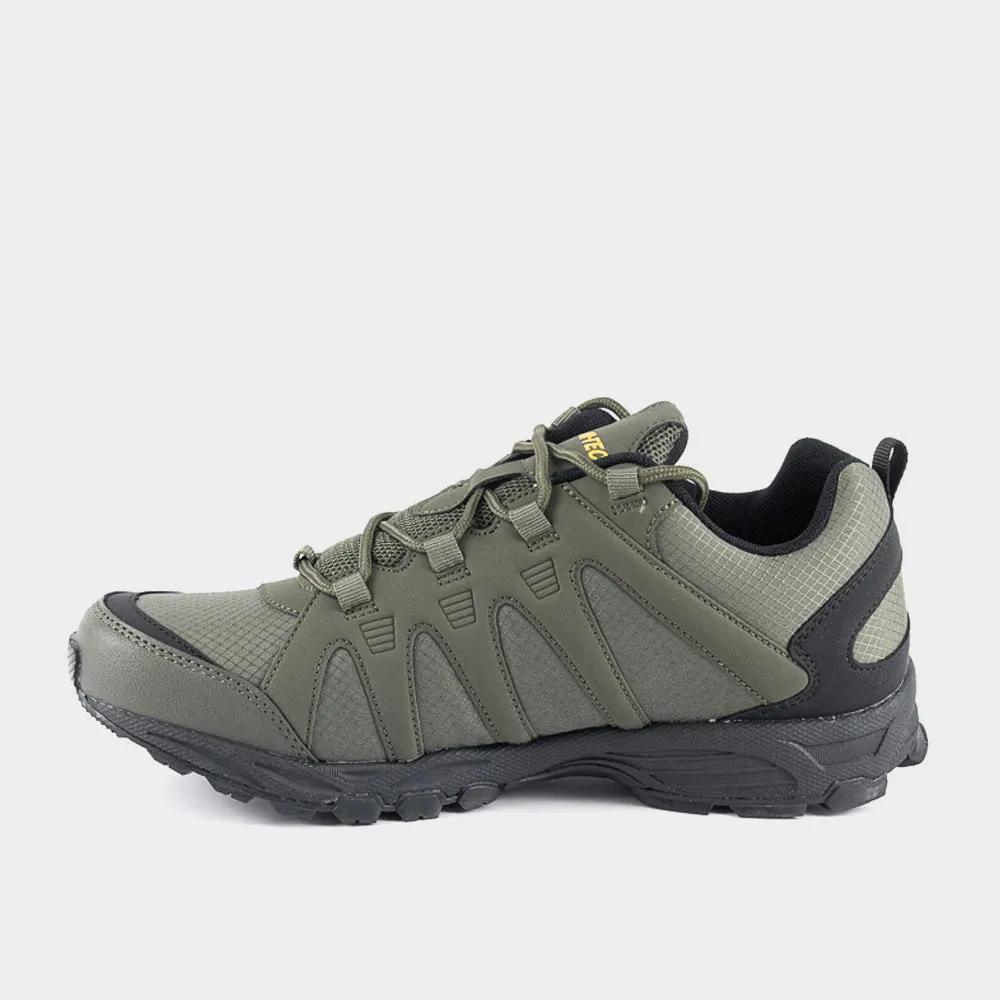 Hi-Tec Mens Warrior Outdoor Shoes Olive sold by Tekkie Town product image thumbnail 2