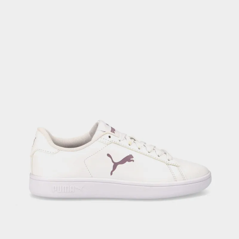 Puma Womens Smash Buck Cat Sneakers White sold by Tekkie Town