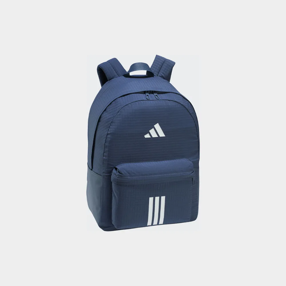 Adidas Unisex Essential 3 Bars Backpack Blue sold by Tekkie Town