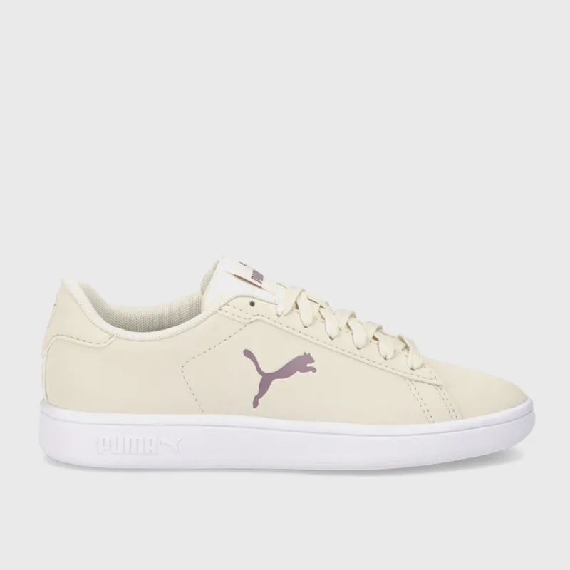 Puma Womens Smash Buck Cat Sneakers Beige sold by Tekkie Town