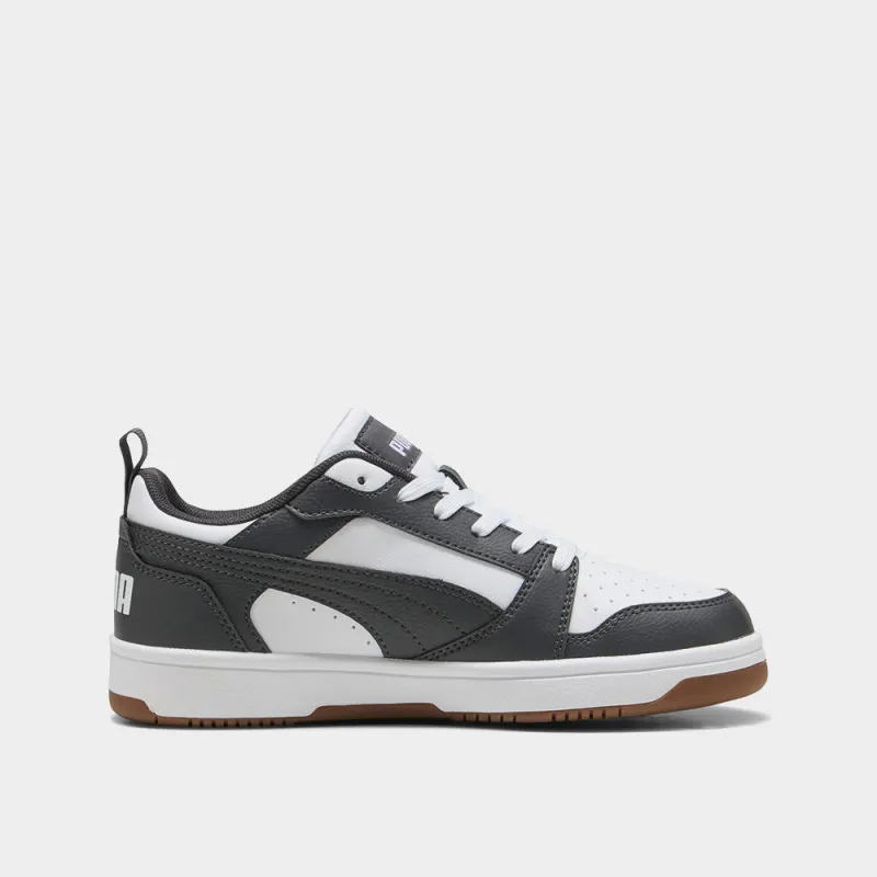 Puma Youth Rebound V6 Low Sneakers Grey sold by Tekkie Town