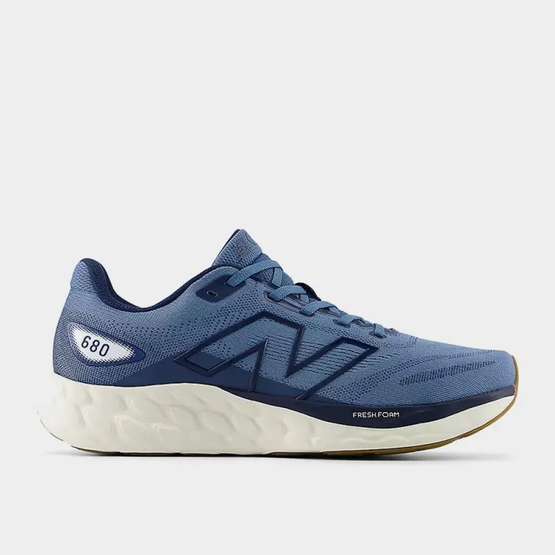 New Balance Mens Fresh Foam 680 V8 Running Shoes Blue sold by Tekkie Town
