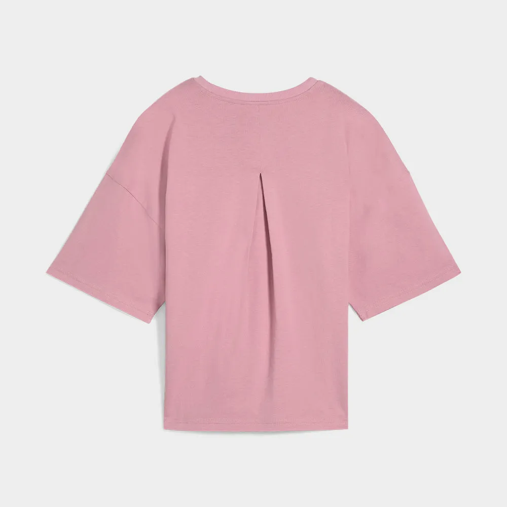 Puma Womens Her Oversized Tee Pink sold by Tekkie Town product image thumbnail 2