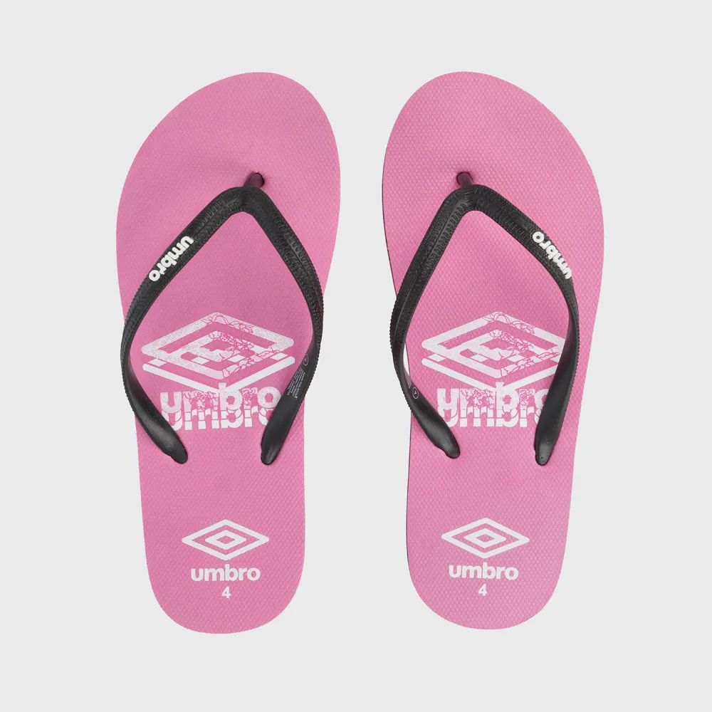 Umbro Womens Triple Stack Thong Sandals Pink sold by Tekkie Town