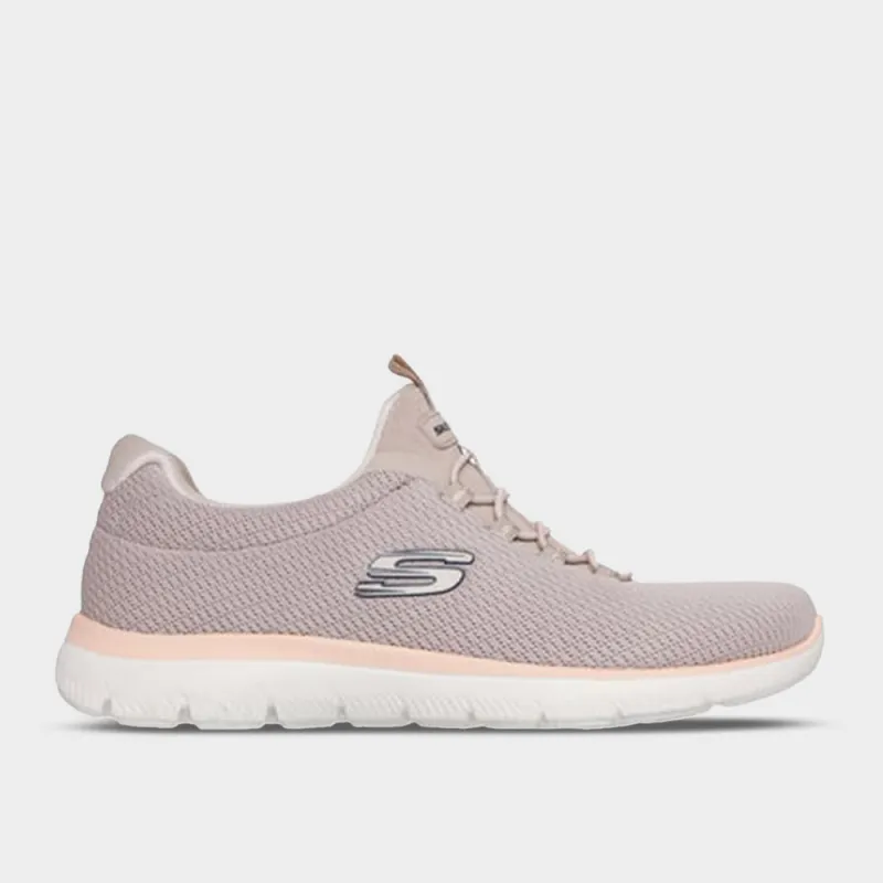 Skechers Womens Summits Sneakers Beige sold by Tekkie Town
