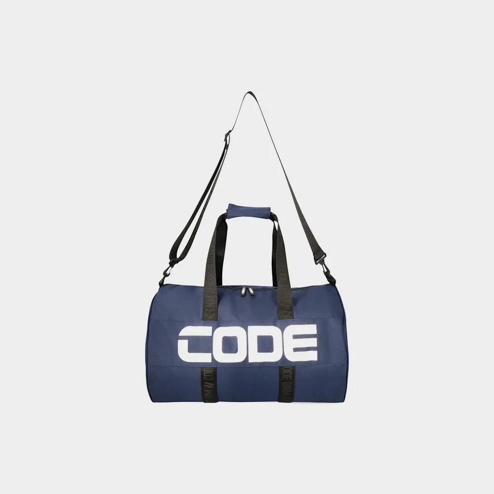 Code Unisex Duffle Bag Sports Bag Navy sold by Tekkie Town