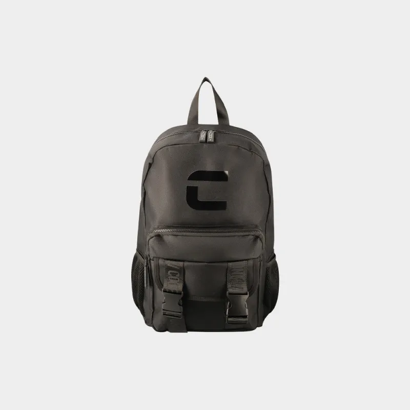 Code Unisex Front Buckle Backpack Black sold by Tekkie Town