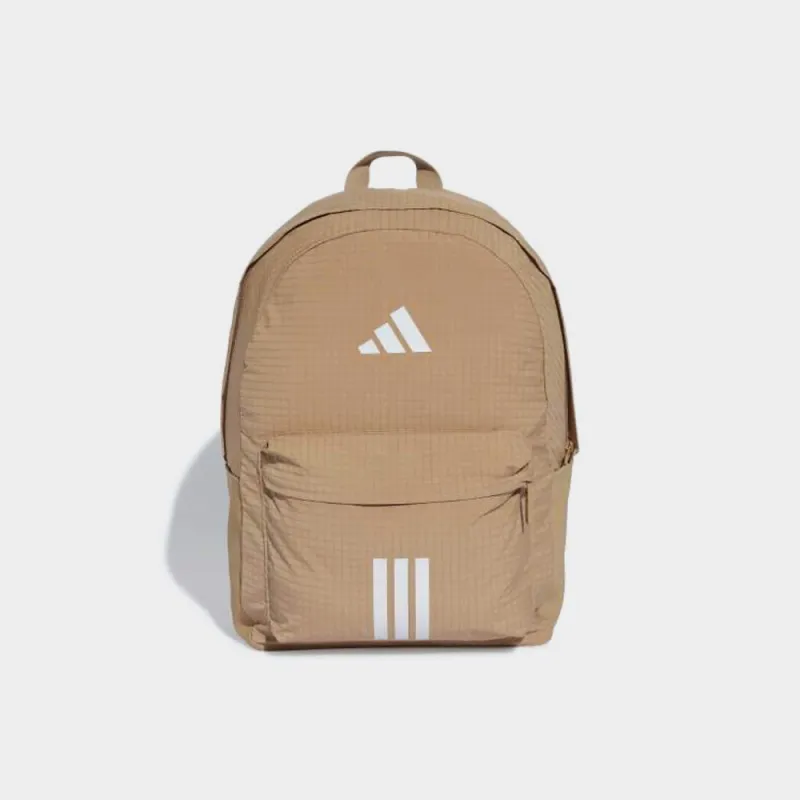 Adidas Unisex Essential 3 Bars Backpack Brown sold by Tekkie Town