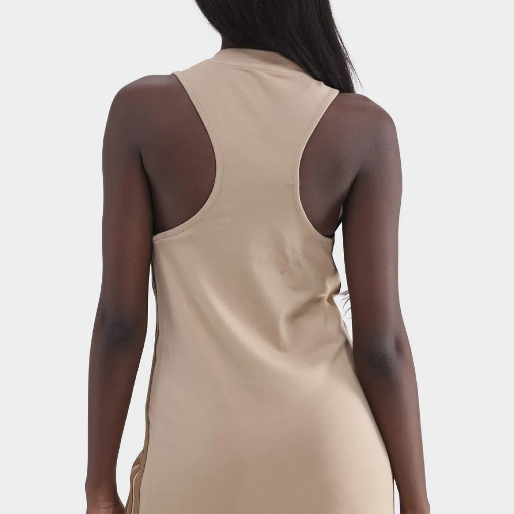 Adidas Womens 3 Stripes Dress Beige sold by Tekkie Town product image thumbnail 2