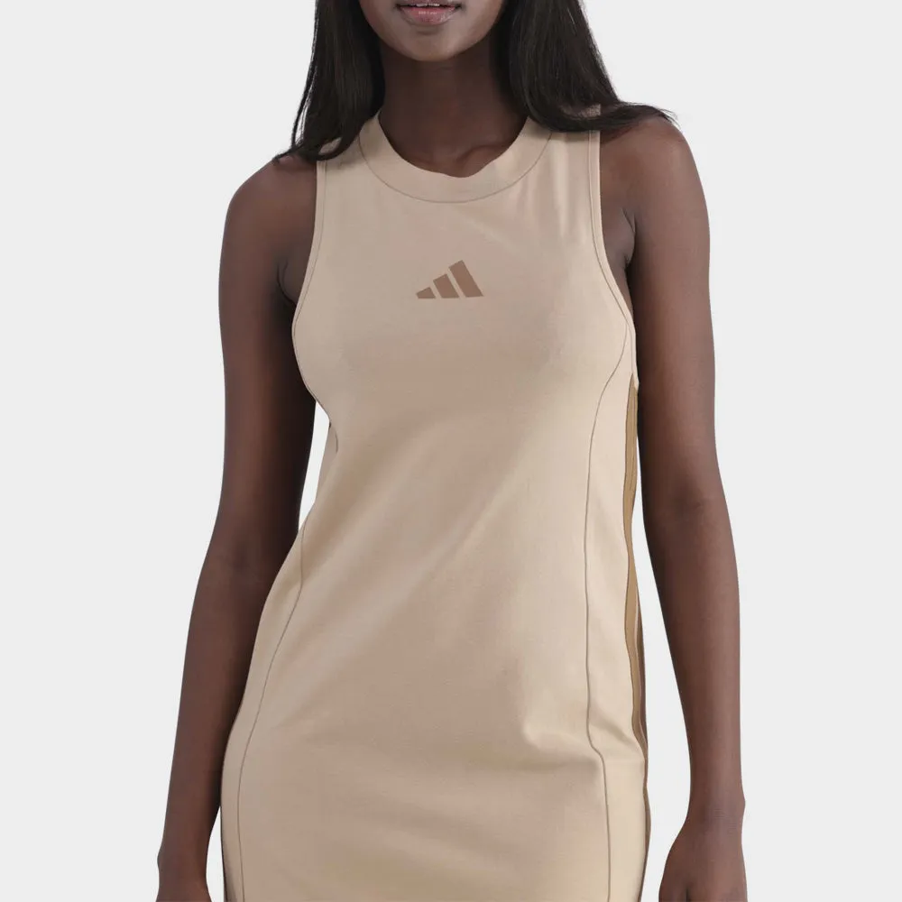 Adidas Womens 3 Stripes Dress Beige sold by Tekkie Town