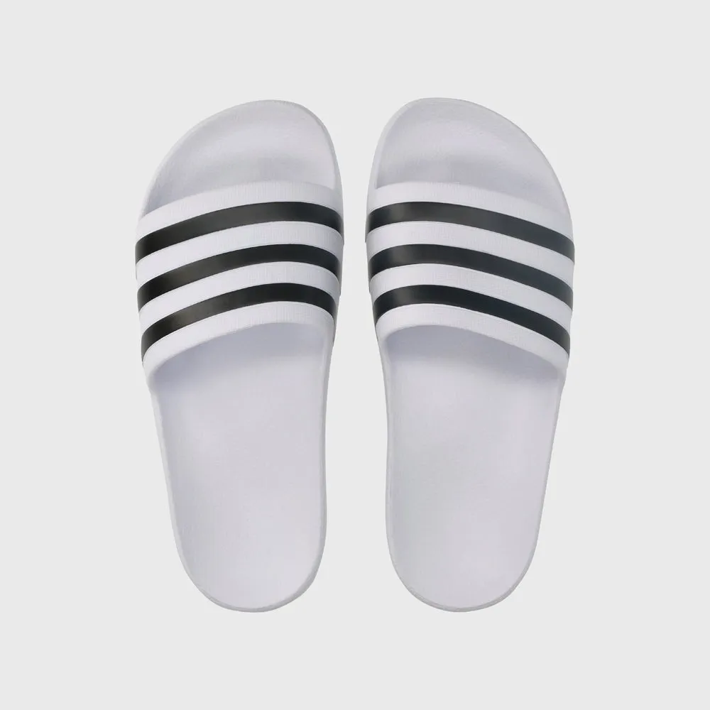 Adidas Unisex Adilette Aqua Slides White sold by Tekkie Town