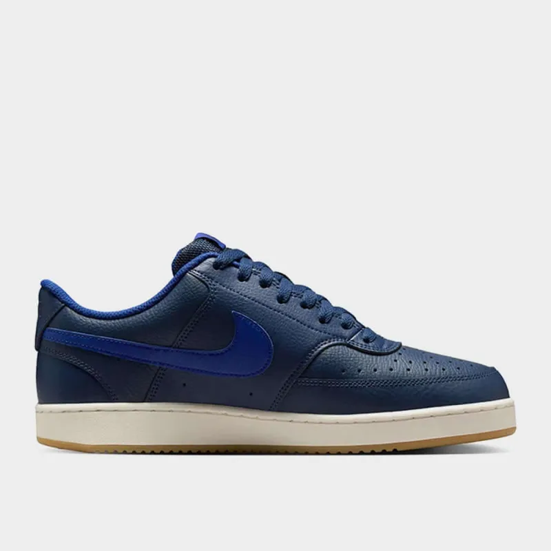 Nike Mens Court Vision Low Sneakers Blue sold by Tekkie Town