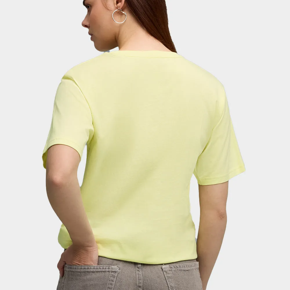 Puma Womens Essential Nature Relaxed Tee Yellow sold by Tekkie Town product image thumbnail 4