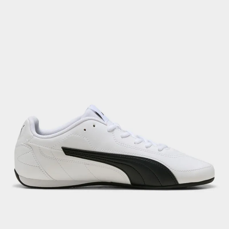 Puma Mens Catch Sneakers White sold by Tekkie Town