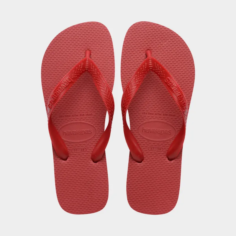 Havaianas Unisex Top Thongs Sandals Red sold by Tekkie Town