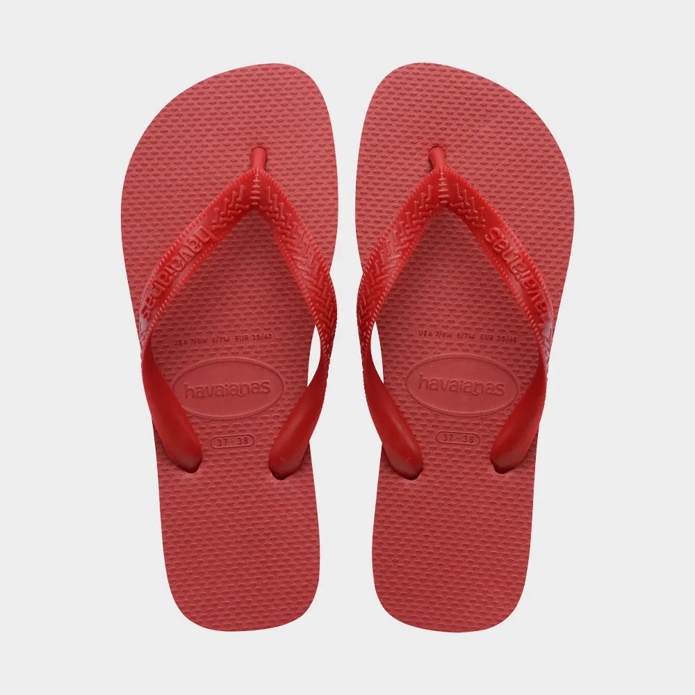 Havaianas Unisex Top Thongs Sandals Red sold by Tekkie Town
