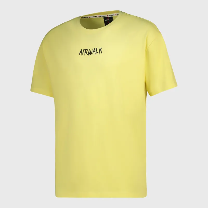 Airwalk Mens Ditto Tee Yellow sold by Tekkie Town