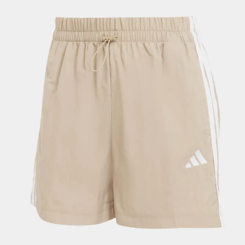 Adidas Womens 3 Strips Shorts Beige sold by Tekkie Town