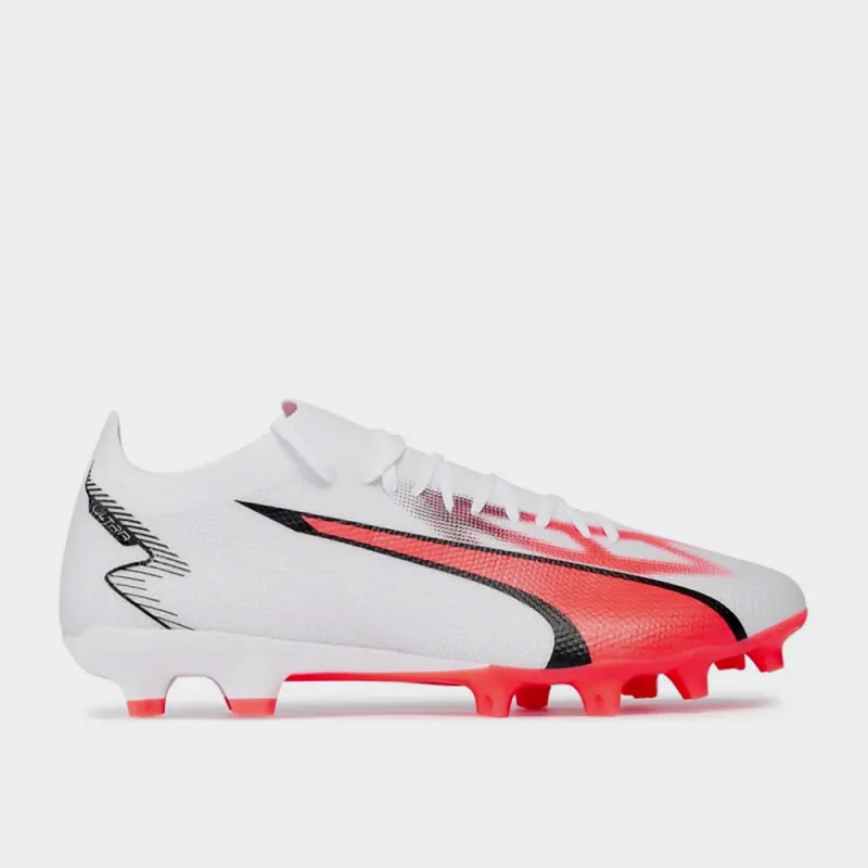 Puma Mens Ultra Match Fg/ag Football Boots White sold by Tekkie Town