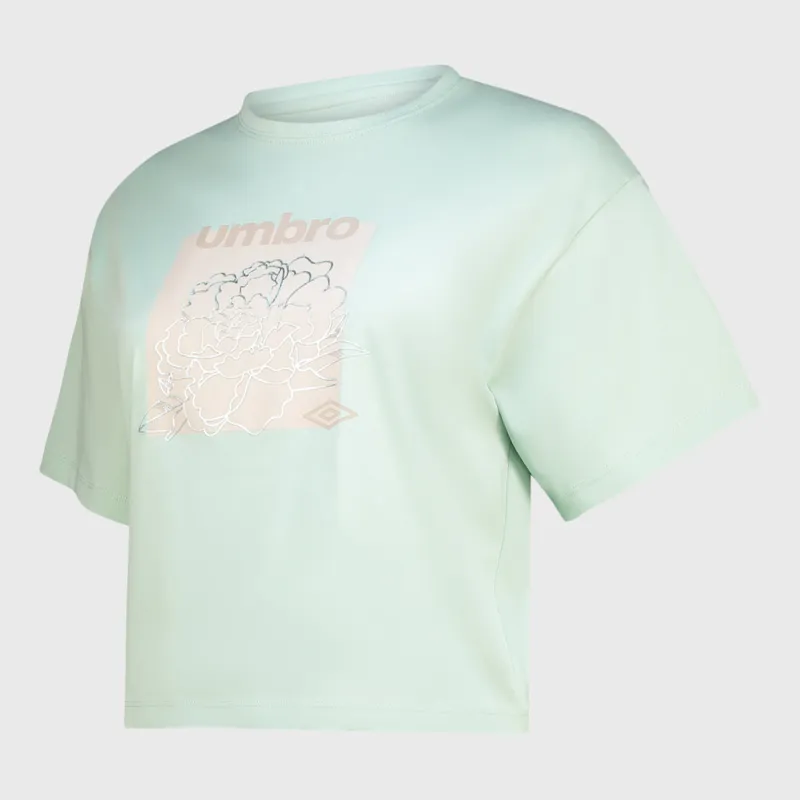 Umbro Womens Bree Boxy Tee Green sold by Tekkie Town