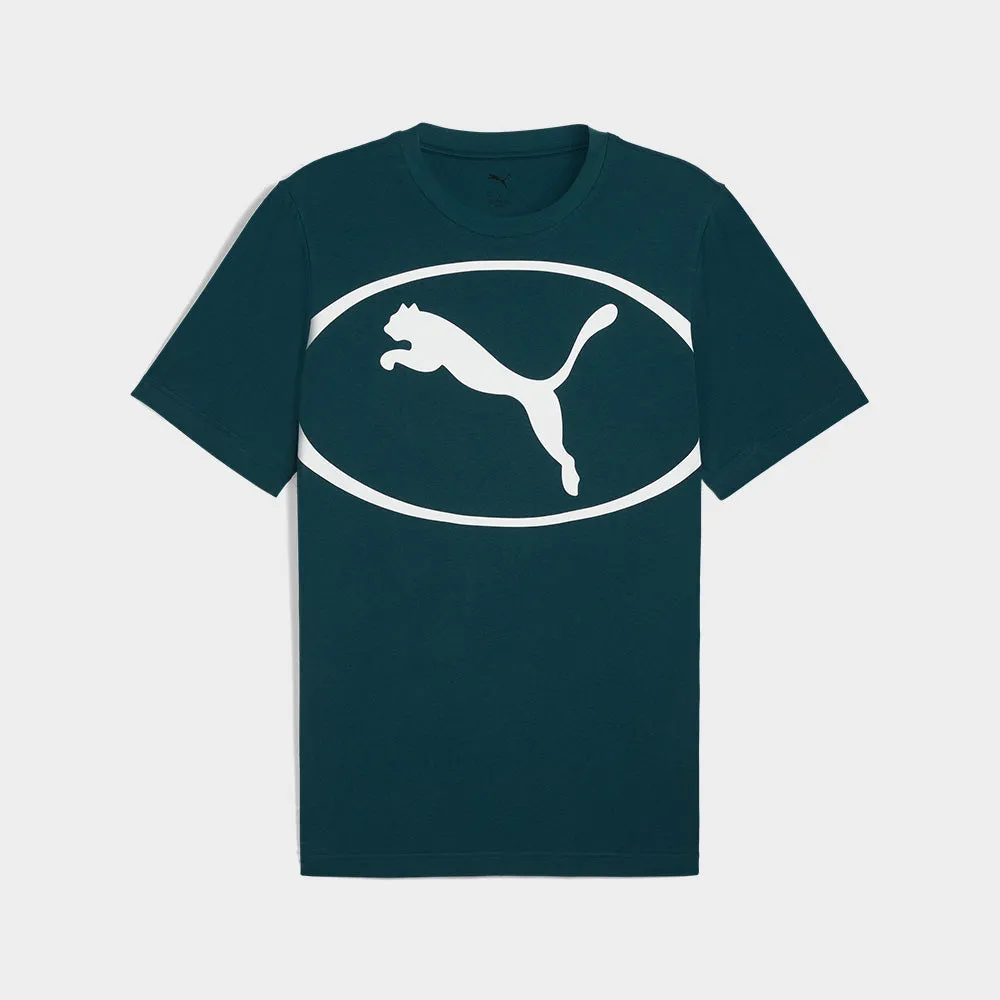 Puma Mens Sport Graphic Tee Green sold by Tekkie Town