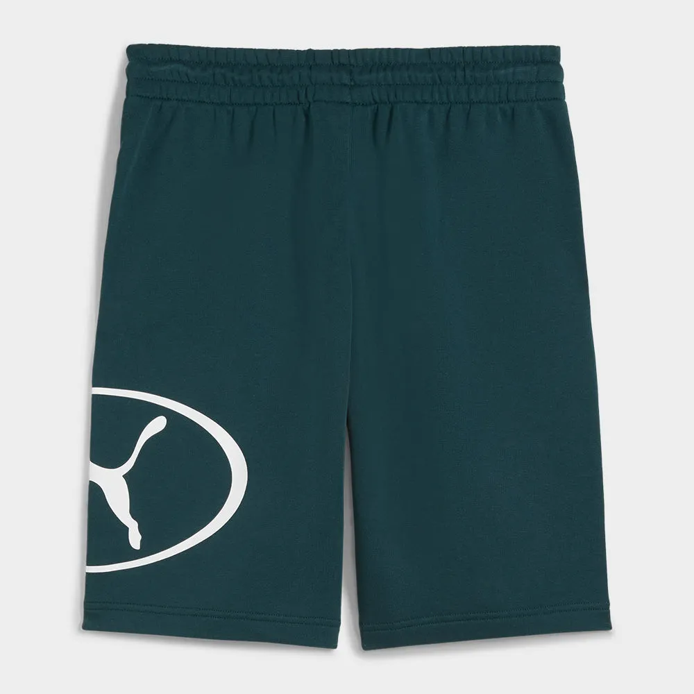 Puma Mens Graphic 9 Inch Shorts Green sold by Tekkie Town product image thumbnail 2