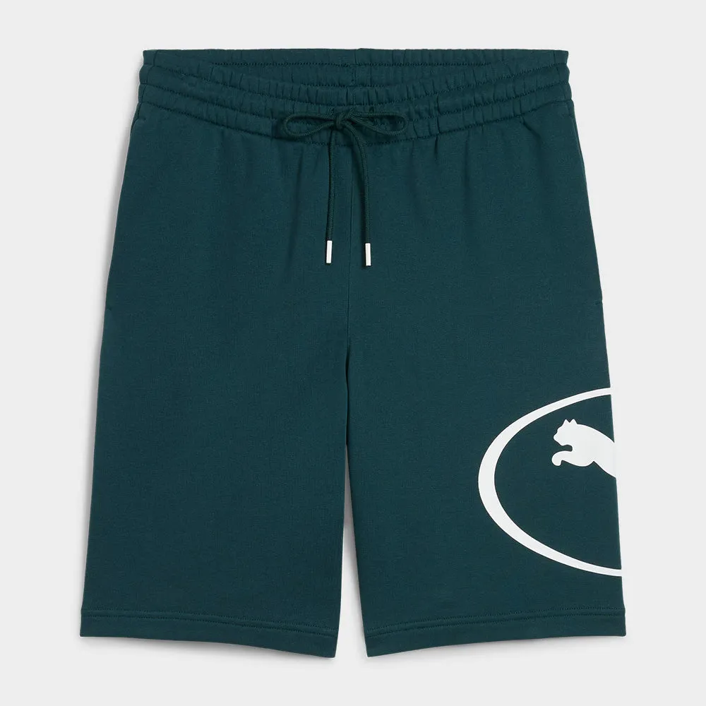 Puma Mens Graphic 9 Inch Shorts Green sold by Tekkie Town