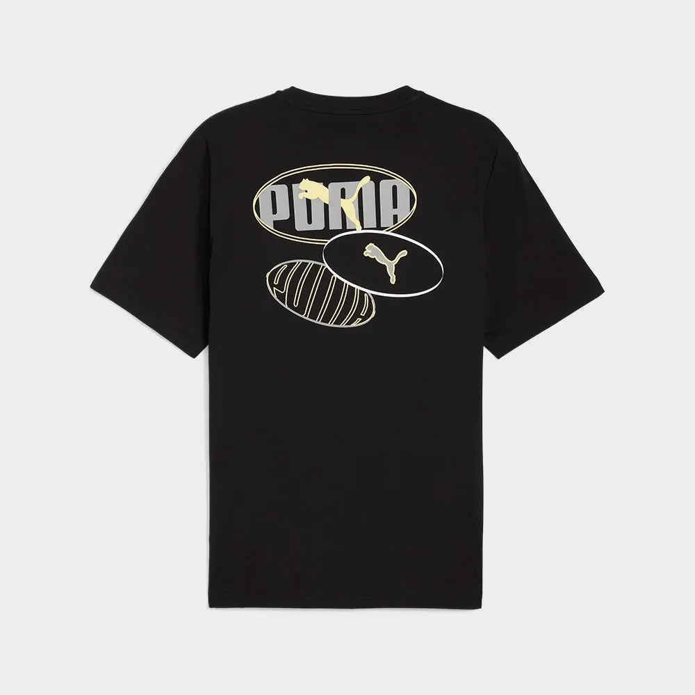 Puma Mens Essential Logo Lab Relaxed Execution Tee Black sold by Tekkie Town product image thumbnail 2
