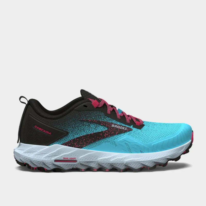 Brooks Women's Cascadia 17 Trail Running Blue/grey _ 181106 _ Blue sold by Tekkie Town