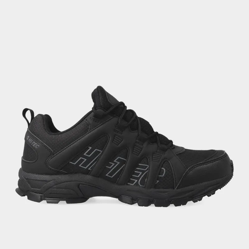 Hi-Tec Mens Warrior Outdoor Shoes Black sold by Tekkie Town