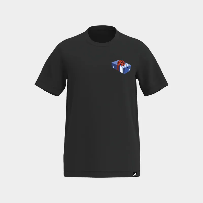 Adidas Mens Giftbox Tee Black made by Adidas