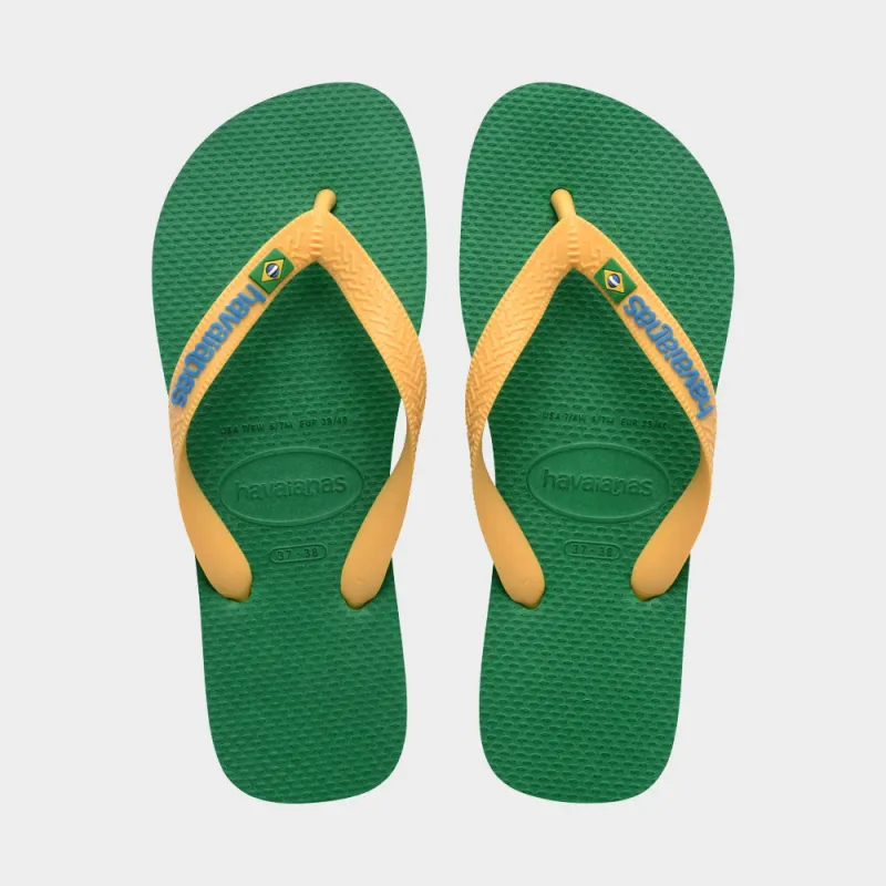 Havaianas Unisex Brazil Thong Sandals Green sold by Tekkie Town