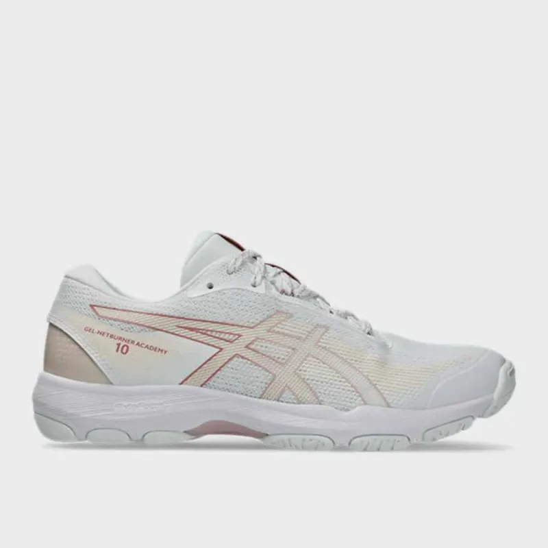 Asics Womens Netburner Academy Netball Shoes White sold by Tekkie Town