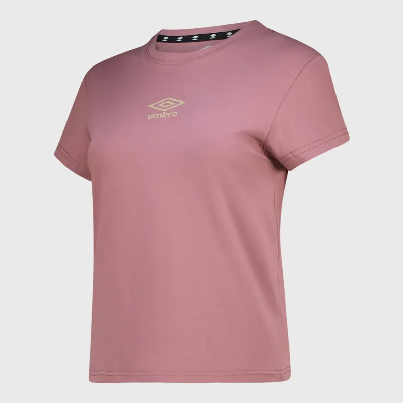 Umbro Womens Ideal Fitted Tee Pink sold by Tekkie Town