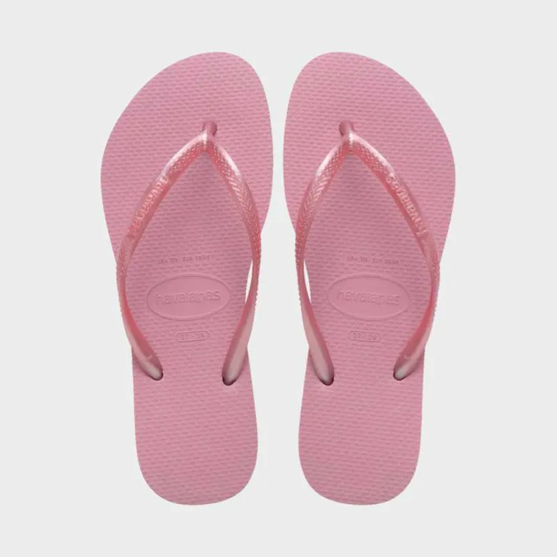 Havaianas Womens Slim Thong Sandals Pink sold by Tekkie Town