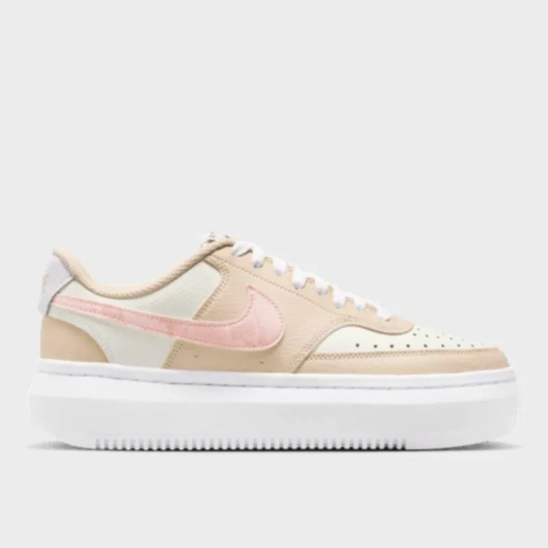 Nike Womens Court Vision Alta Sneakers Beige sold by Tekkie Town