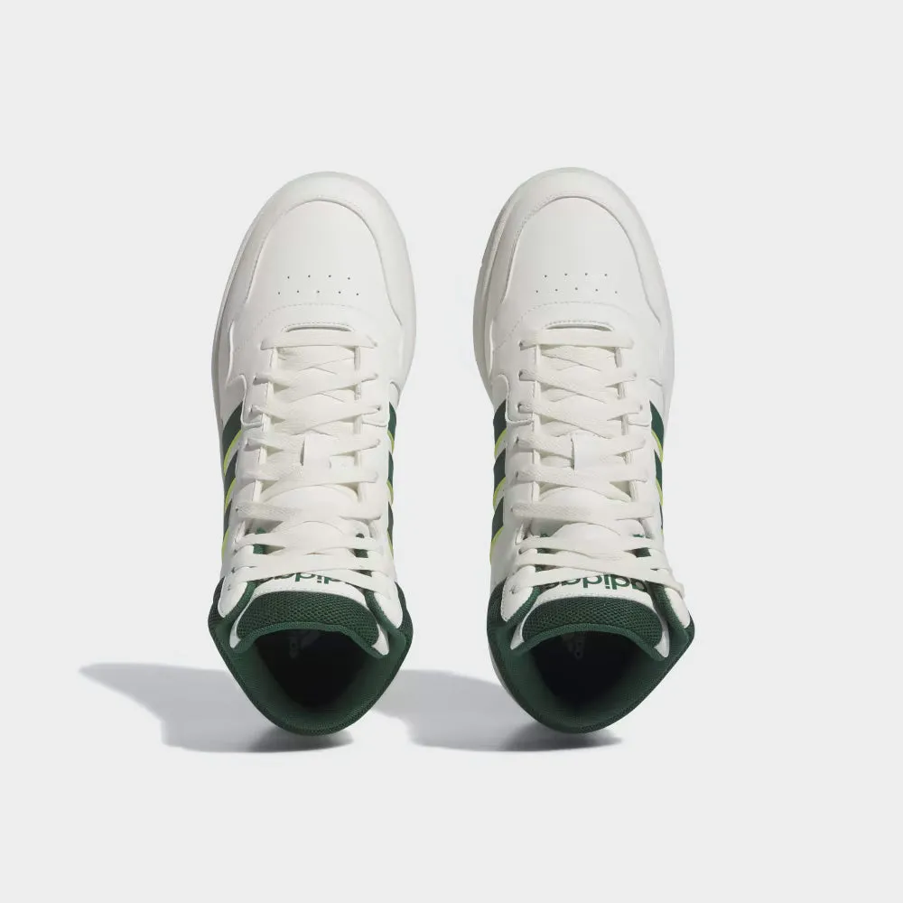 Adidas Mens Hoops 3.0 Mid Sneaker White/Green _ 173836 _ White sold by Tekkie Town product image thumbnail 3