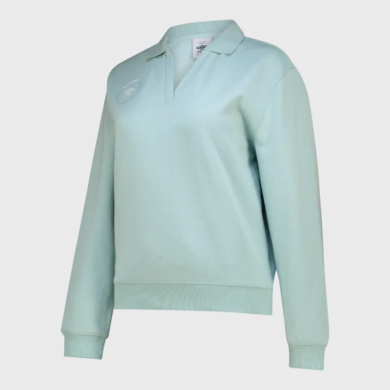 Umbro Womens Bourgeois Polo Top Green made by Umbro