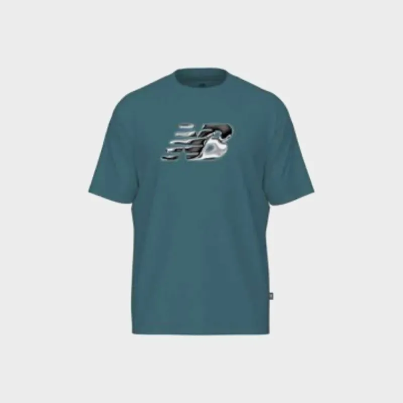 New Balance Mens Sport Break Tee Blue sold by Tekkie Town
