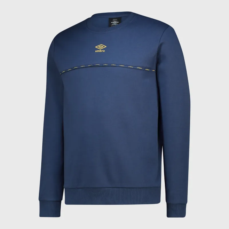 Umbro Mens Driven Crew Top Blue made by Umbro