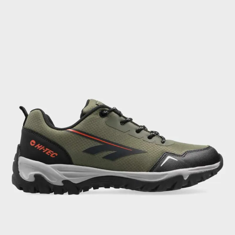 Hi-Tec Mens Voyager 2 Outdoor Shoes Olive sold by Tekkie Town