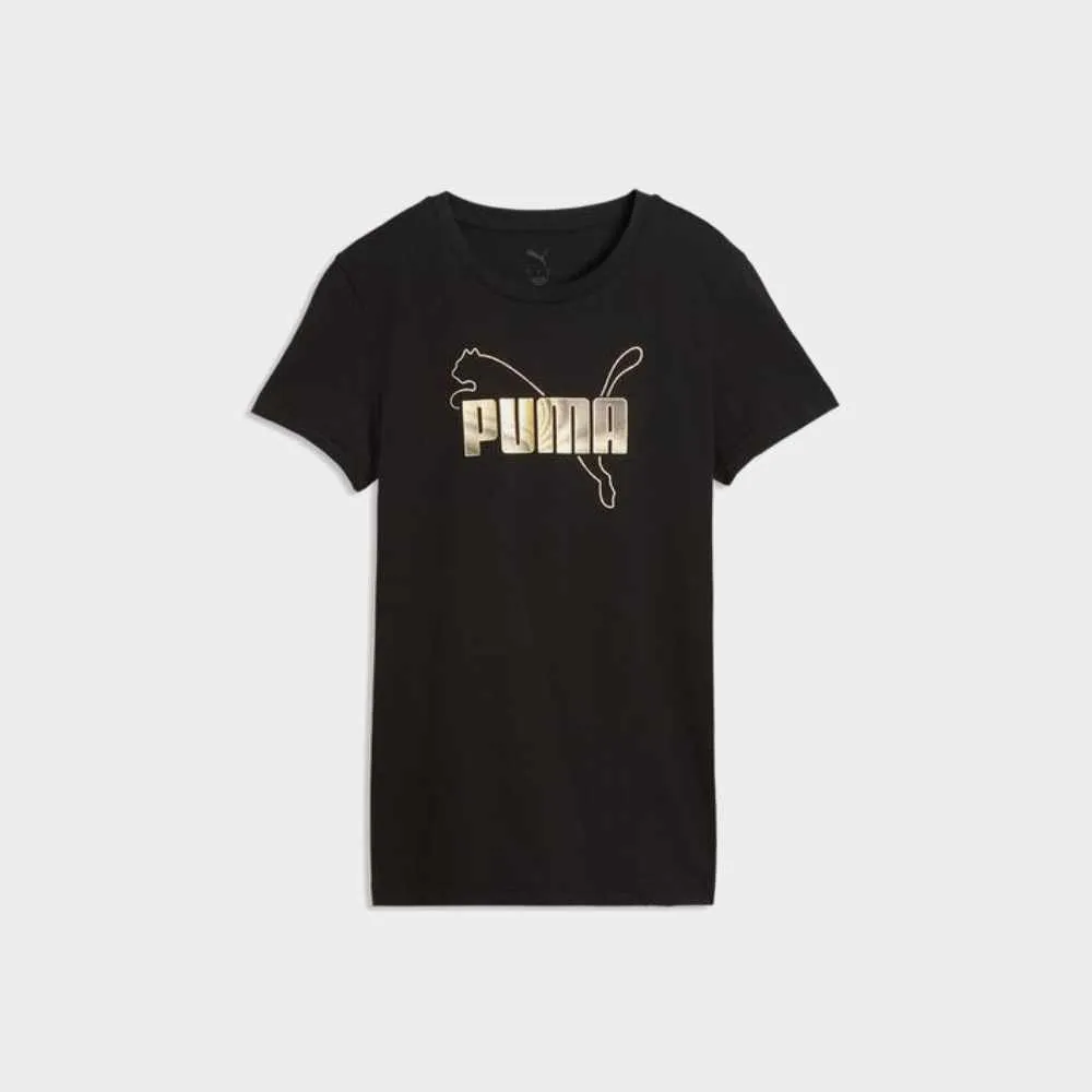 Puma Womens Essential Logo Lab Tee Black sold by Tekkie Town