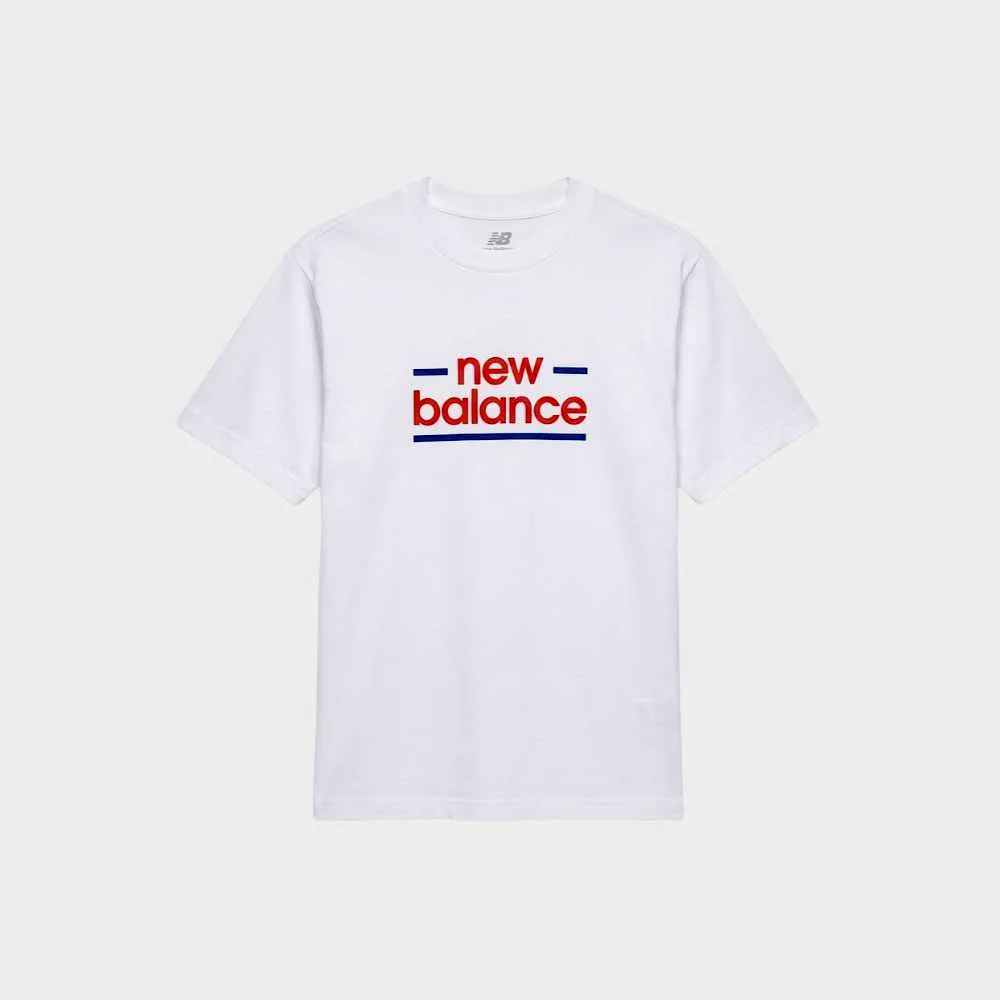 New Balance MENS Sport Lines Tees White sold by Tekkie Town