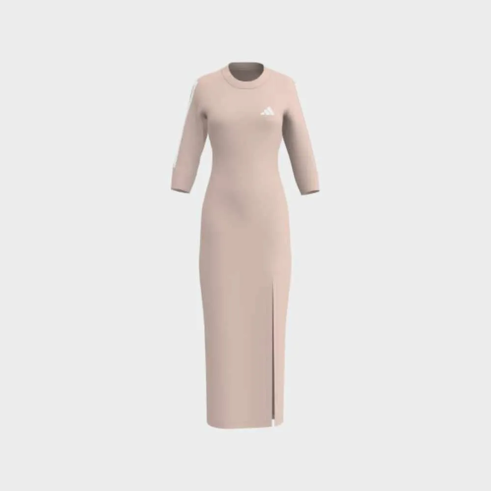 ADIDAS WOMENS 3-Strips Crew Dress PINK sold by Tekkie Town