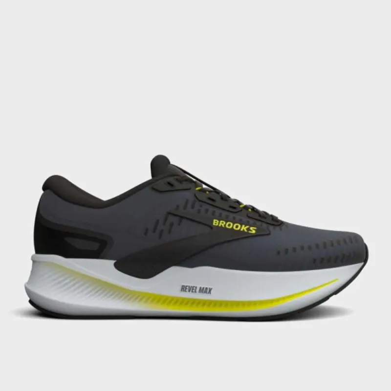 Brooks Mens Revel Max Black made by Brooks